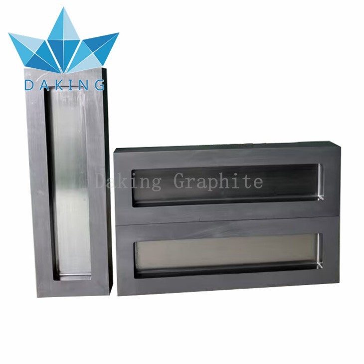 Grafietstaafvormen met metalen staaf, vormsmeltkroes for goud zilver smelten gieten raffinage, capaciteit 5000 g goud (Size : Capacity 5000g Gold